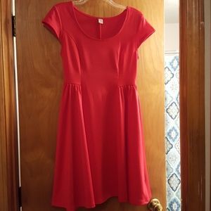 Red cotton Old Navy dress
